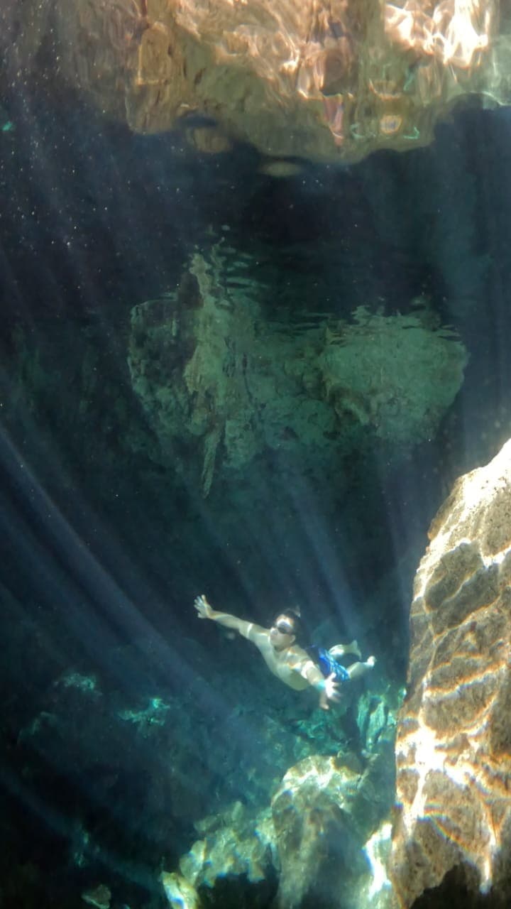 cenote dos ojos 9