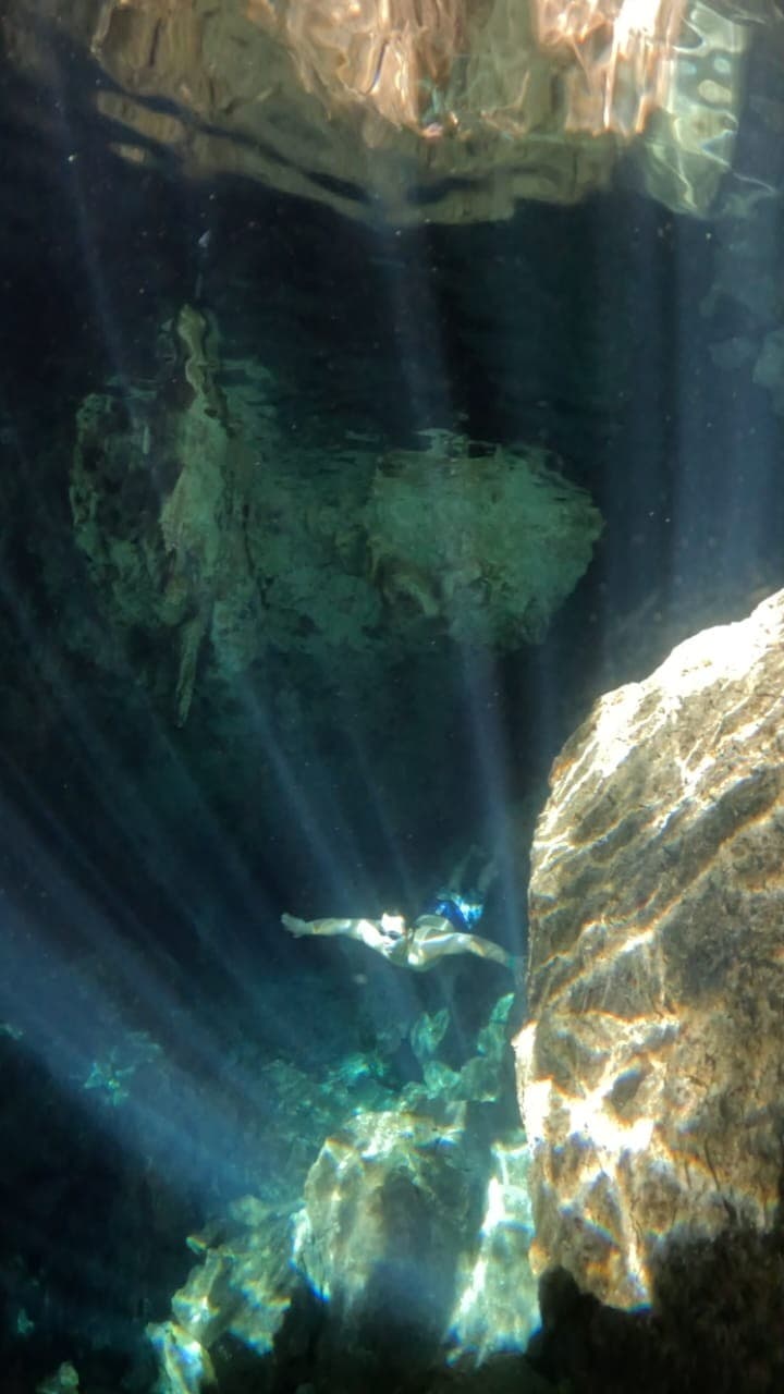 cenote dos ojos 10
