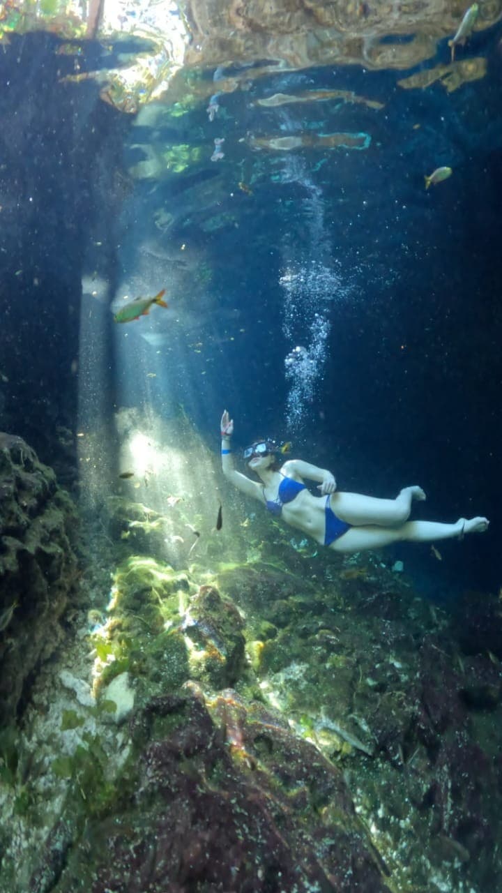 cenote dos ojos 11