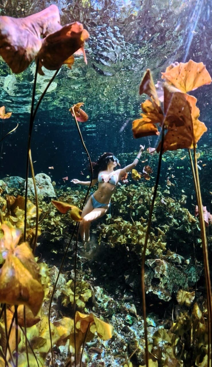 cenote dos ojos 12